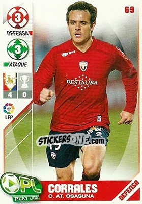Sticker Corrales - Play Liga 2007-2008 n. 69 - Panini