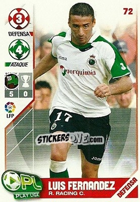 Sticker Luis Fernández - Play Liga 2007-2008 n. 72 - Panini