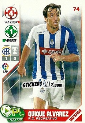 Figurina Quique Álvarez - Play Liga 2007-2008 - Panini