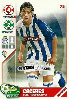 Cromo Martín Cáceres - Play Liga 2007-2008 - Panini