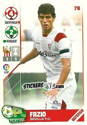 Sticker Fazio - Play Liga 2007-2008 - Panini