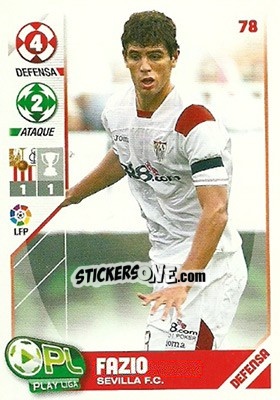 Sticker Fazio - Play Liga 2007-2008 n. 78 - Panini