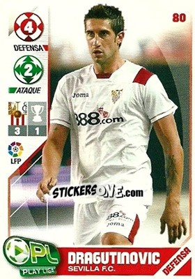 Sticker Dragutinovic - Play Liga 2007-2008 - Panini