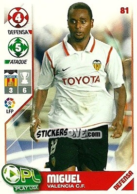 Sticker Miguel - Play Liga 2007-2008 n. 81 - Panini