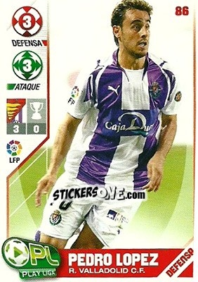 Cromo Pedro López - Play Liga 2007-2008 - Panini
