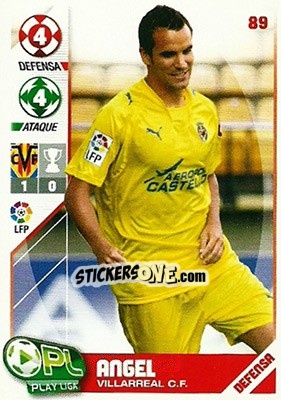 Cromo Ángel - Play Liga 2007-2008 - Panini