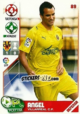 Sticker Ángel - Play Liga 2007-2008 n. 89 - Panini