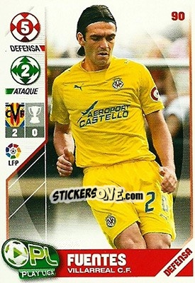 Cromo Fuentes - Play Liga 2007-2008 - Panini