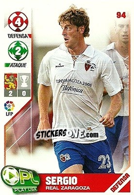 Sticker Sergio - Play Liga 2007-2008 - Panini