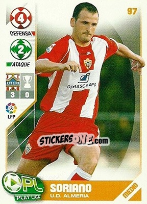 Sticker Soriano - Play Liga 2007-2008 n. 97 - Panini