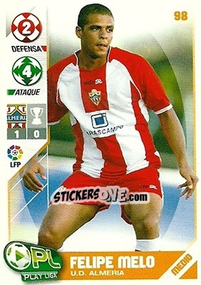 Sticker Felipe Melo - Play Liga 2007-2008 n. 98 - Panini