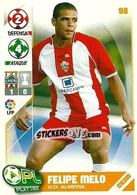 Figurina Felipe Melo - Play Liga 2007-2008 - Panini