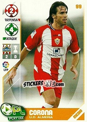 Sticker Corona - Play Liga 2007-2008 n. 99 - Panini