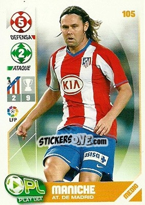 Sticker Maniche - Play Liga 2007-2008 n. 105 - Panini