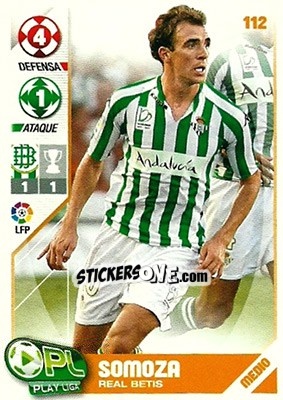 Sticker Somoza - Play Liga 2007-2008 n. 112 - Panini