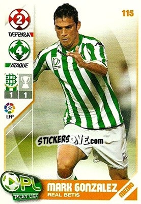 Cromo Mark González - Play Liga 2007-2008 - Panini