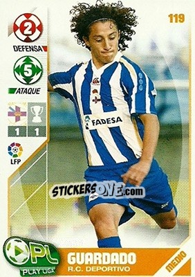 Sticker Guardado - Play Liga 2007-2008 n. 119 - Panini