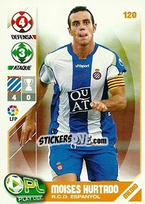 Sticker Moisés Hurtado - Play Liga 2007-2008 - Panini