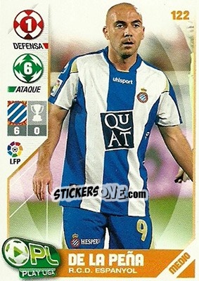 Sticker De la Peña - Play Liga 2007-2008 n. 122 - Panini