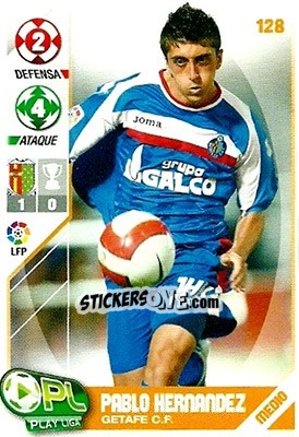 Sticker Pablo Hernández - Play Liga 2007-2008 - Panini