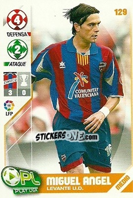 Sticker Miguel Ángel - Play Liga 2007-2008 n. 129 - Panini
