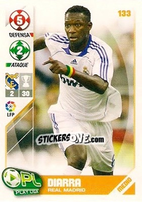 Sticker Mahamadou Diarra - Play Liga 2007-2008 n. 133 - Panini