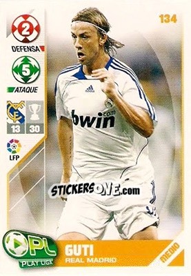 Cromo Guti - Play Liga 2007-2008 - Panini