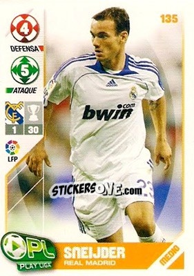 Sticker Sneijder - Play Liga 2007-2008 n. 135 - Panini