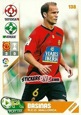 Figurina Basinas - Play Liga 2007-2008 - Panini