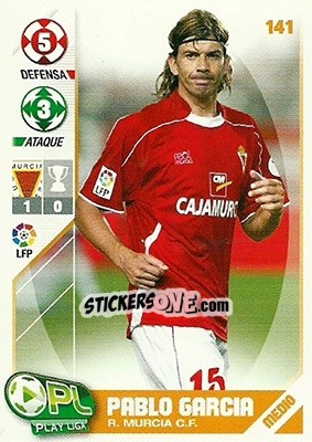 Sticker Pablo García - Play Liga 2007-2008 - Panini