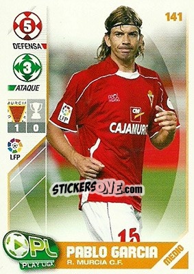 Sticker Pablo García - Play Liga 2007-2008 n. 141 - Panini