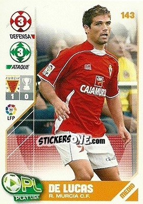 Figurina De Lucas - Play Liga 2007-2008 - Panini