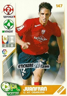Sticker Juanfran - Play Liga 2007-2008 n. 147 - Panini