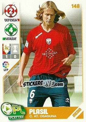 Sticker Plasil - Play Liga 2007-2008 n. 148 - Panini