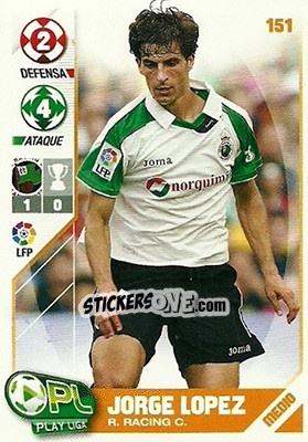 Sticker Jorge López - Play Liga 2007-2008 n. 151 - Panini