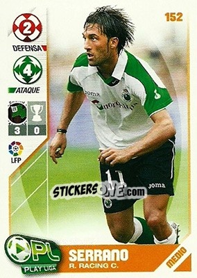 Sticker Serrano - Play Liga 2007-2008 - Panini