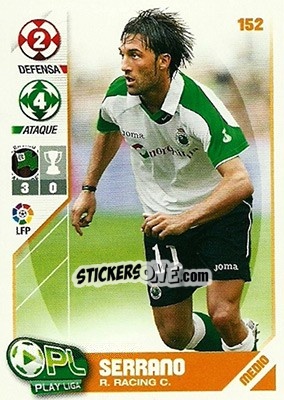 Sticker Serrano - Play Liga 2007-2008 n. 152 - Panini