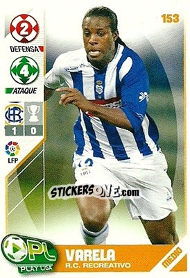 Sticker Varela - Play Liga 2007-2008 n. 153 - Panini