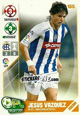 Cromo Jesús Vázquez - Play Liga 2007-2008 n. 155 - Panini