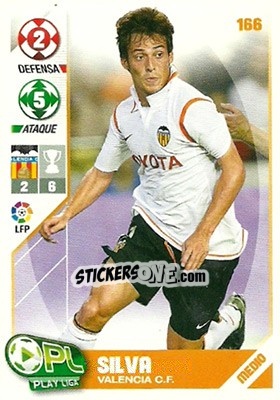 Sticker David Silva - Play Liga 2007-2008 n. 166 - Panini