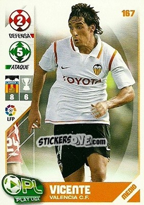 Cromo Vicente - Play Liga 2007-2008 - Panini