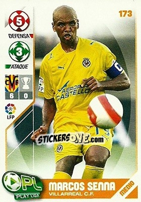 Sticker Marcos Senna - Play Liga 2007-2008 n. 173 - Panini