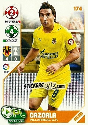 Sticker Cazorla - Play Liga 2007-2008 - Panini