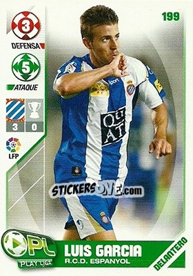 Sticker Luis García - Play Liga 2007-2008 n. 199 - Panini