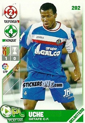 Figurina Uche - Play Liga 2007-2008 n. 202 - Panini