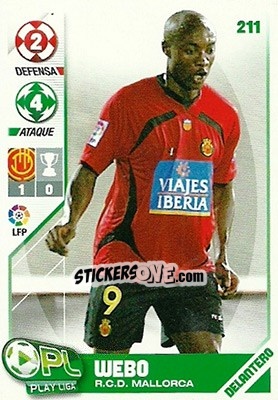 Sticker Webó - Play Liga 2007-2008 n. 211 - Panini