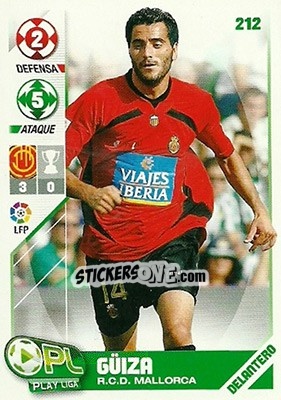 Sticker Güiza - Play Liga 2007-2008 - Panini