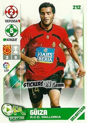 Sticker Güiza - Play Liga 2007-2008 n. 212 - Panini