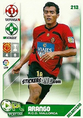 Sticker Arango - Play Liga 2007-2008 n. 213 - Panini