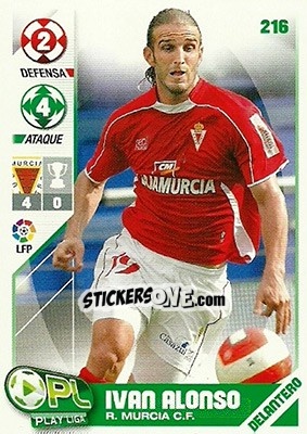 Sticker Iván Alonso - Play Liga 2007-2008 n. 216 - Panini